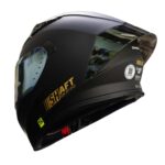 CASCO SHAFT 526SP SOLID NEGRO DORADO - Imagen 2