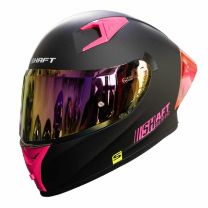 CASCO SHAFT 526SP SOLID NEGRO ROSADO