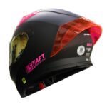 CASCO SHAFT 526SP SOLID NEGRO ROSADO - Imagen 2