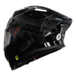 CASCO SHAFT 526SP SOLID NEGRO BRILLO - Imagen 2