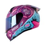 CASCO SHAFT 560 EVO MOTION V2 MORADO AZUL MATTE FC