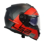 CASCO LS2 FF800 STORM II EPIC ROJO GRIS MATTE - Imagen 4