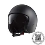 CASCO LS2 OF599 SPITFIRE II NEGRO MATTE