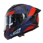CASCO LS2 FF806 FUSION NEXUS AZUL ROJO MATTE - Imagen 2