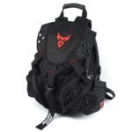 MOCHILA PARA MOTO MOTOCENTRIC 11-MC-0099 / NEGRO ROJO