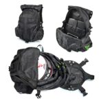MOCHILA PARA MOTO MOTOCENTRIC 11-MC-0099 / NEGRO ROJO - Imagen 2