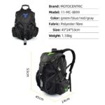 MOCHILA PARA MOTO MOTOCENTRIC 11-MC-0099 / NEGRO ROJO - Imagen 4