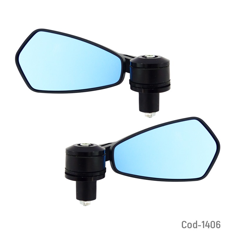 WhatsApp Image 2025-12-11 at 11.26.29 ESPEJOS DE PUÑO PRO-BIKER, MODELO PISTON RACER PARA MANILLAR DE MOTO, VIDRIO AZUL - Imagen 1