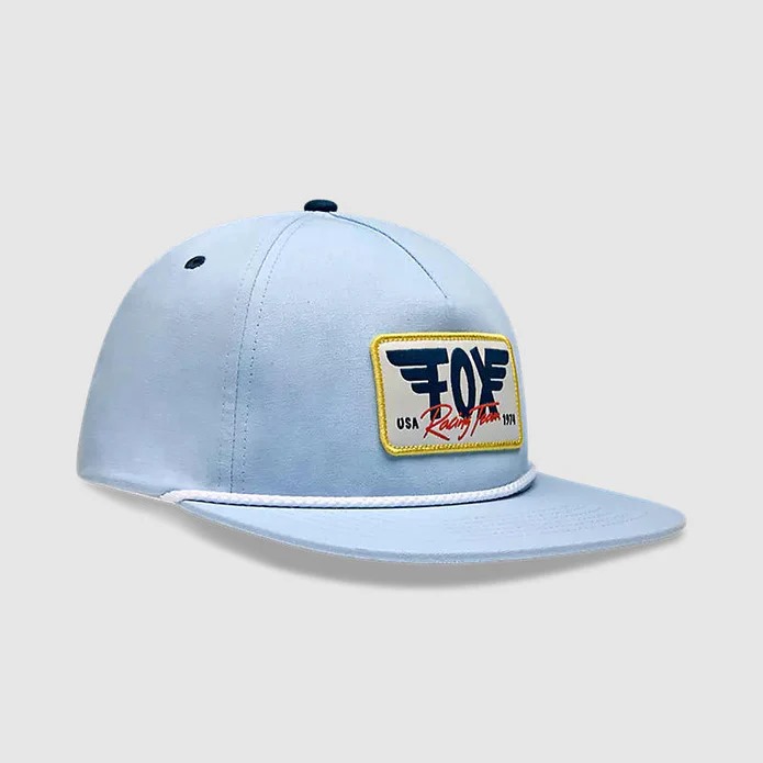 WhatsApp Image 2025-12-12 at 17.17.20 JOCKEY FOX MUJER WINGED SNAPBACK OS AZUL - Imagen 1