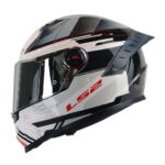 CASCO LS2 FF816 COSMOS DIGITAL BLANCO NEGRO ROJO (MICA SILVER) - Imagen 2
