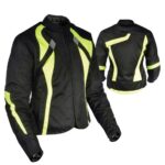 CHAQUETA INMOTION LADY TEXTILE SPORT NEGRO NEON