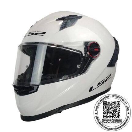 CASCO LS2 FF816 COSMOS BLANCO BRILLO