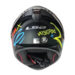 CASCO LS2 FF806 FUSION ONE NEGRO ROJO MATTE - Imagen 3