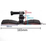 SOPORTE MENTONERA PRO PARA GOPRO CASCO CON ADHESIVO - Imagen 3