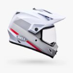 CASCO BELL MX-9 ADV MIPS TRAIL WHITE RED / ECE22.06 - Imagen 2