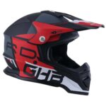 CASCO GHB 819-7 MX ONWARD NEGRO ROJO MATTE - Imagen 2