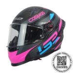 CASCO LS2 FF816 COSMOS MODOK NEGRO ROSA MATTE ST
