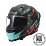 CASCO LS2 FF816 COSMOS MODOK NEGRO VERDE NARANJO MATTE ST