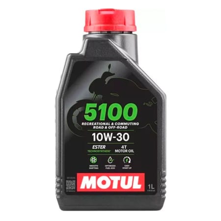 11121 ACEITE MOTUL 5100 10W30 4T 1L - Imagen 1