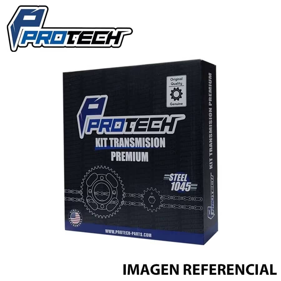 WhatsApp Image 2026-02-27 at 17.40.45 KIT TRANSMISION PROTECH HONDA XRE 300 / 13T/39T (520H-104L) - Imagen 1