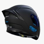 CASCO SHAFT 502 SP SOLID NEGRO MATTE MICA AZUL - Imagen 2