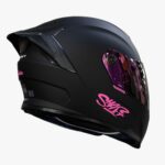 CASCO SHAFT 502 SP NEGRO MATTE MICA FUCSIA - Imagen 2