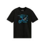 POLERA ALPINESTARS MX HELMET CSF TEE BLUE. TALLA S