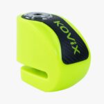CANDADO DISCO MOTO KOVIX KNN1 VERDE PIN 6MM ALEACION ACERO
