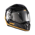 CASCO LEATT KIT ADV 7.5 BLACK ORANGE - Imagen 2