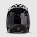 CASCO FOX V1 SOLID NEGRO BRILLO - Imagen 2