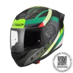 CASCO LS2 FF352 EVO MERCH NEGRO VERDE