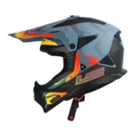 CASCO LS2 MX708 FAST II WASH GRIS OSCURO MATTE - Imagen 3