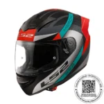 CASCO LS2 FF352 ROOKIE EVO MERCH ROJO NEGRO MATTE