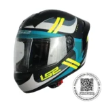 CASCO LS2 FF352 EVO ZENNA NEGRO AMARILLO
