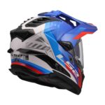 CASCO LS2 MX701 EXPLORER HEXA BLANCO AZUL ROJO - Imagen 2