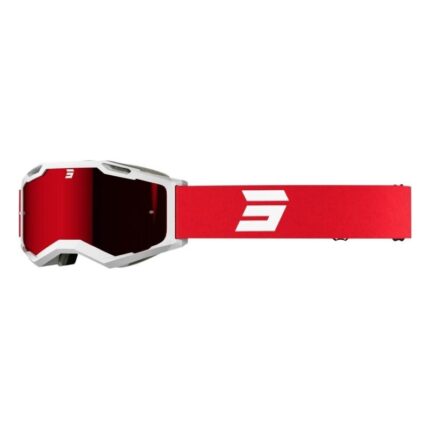 ANTIPARRA SHOT IRIS 2.0 TECH WHITE RED GLOSSY