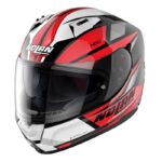 CASCO NOLAN N60-6 DOWNSHIFT 036 METAL BLACK RED