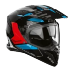 CASCO AIROH BANDIT TUNE NEGRO AZUL ROJO BRILLO - Imagen 2