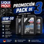 PACK X3 LIQUI MOLY 15W50 STREET