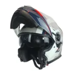 CASCO GHB 160 BOUNDARY BLANCO ROJO AZUL - Imagen 6