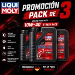 PACK X3 LIQUI MOLY 10W40 STREET RACE