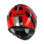 CASCO LS2 FF800 STORM II ROCKER ROJO GRIS BRILLO - Imagen 2