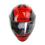 CASCO LS2 FF800 STORM II ROCKER ROJO GRIS BRILLO - Imagen 4