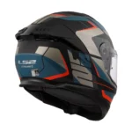 CASCO LS2 FF808 STREAM II ROAD NEGRO AZUL MATTE - Imagen 4