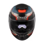 CASCO LS2 FF808 STREAM II ROAD NEGRO AZUL MATTE - Imagen 3