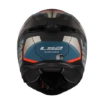 CASCO LS2 FF808 STREAM II ROAD NEGRO AZUL MATTE - Imagen 2