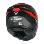 CASCO LS2 FF808 STREAM II TRON NEGRO ROJO MATTE - Imagen 2
