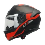 CASCO LS2 FF808 STREAM II TRON NEGRO ROJO MATTE - Imagen 3