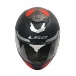 CASCO LS2 FF808 STREAM II TRON NEGRO ROJO MATTE - Imagen 4