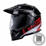 CASCO GHB 819-7 HONDUK NEGRO ROJO